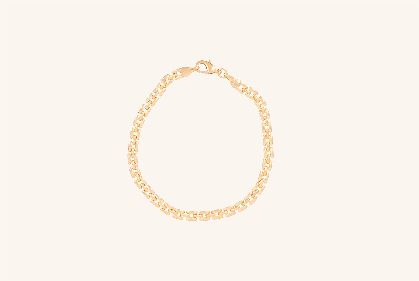 Brățară placată cu aur 18 K Celia, lungime 20 cm 