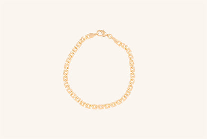 Brățară placată cu aur 18 K Celia, lungime 20 cm 