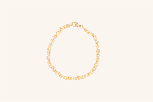 Brățară placată cu aur 18 K Celia, lungime 20 cm 