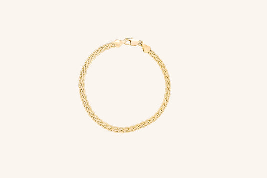 Brățară placată cu aur 18 K Ksenia, lungime 20 cm