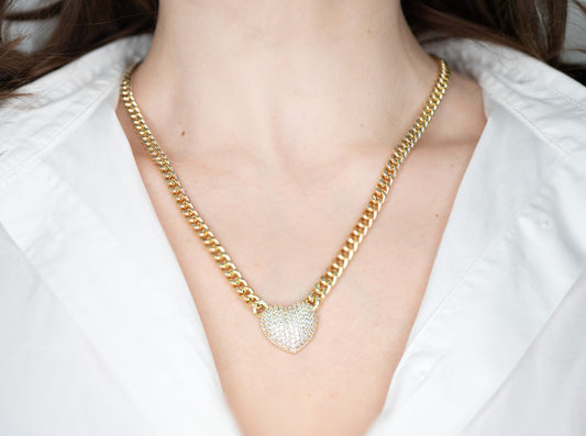 Colier placat cu aur Anabel